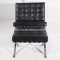 Knoll Barcelone Leather Lounge Prezidan Repwodiksyon